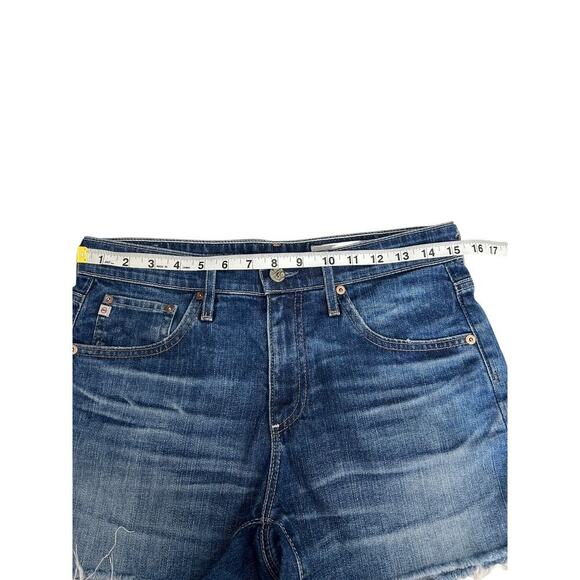 Adriano Goldschmied Women's Size 26 The Hailey Cut Off Ex Boyfriend Jean Shorts - Picture 9 of 12